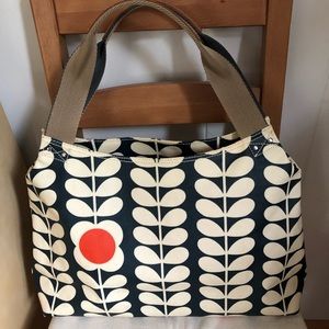 Orla Kiely Etc multi-stem zip shoulder bag